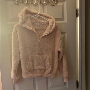 Cozy Pink Sherpa Hoodie